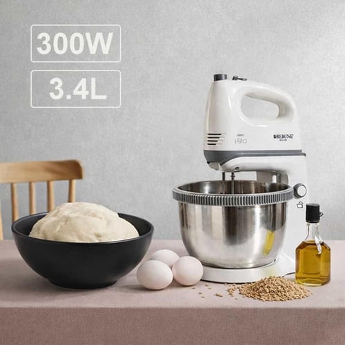 عجانة ومضرب بيض 3.4 لتر، 5 سرعات 300 واط