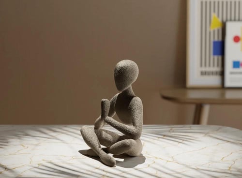 تمثال التأمل – توازن وطمأنينة في قطعة واحدة