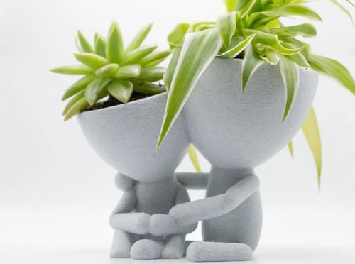 أصيص الأحضان الزوجي