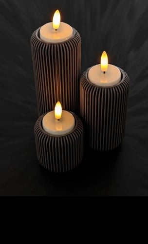 مزهريات ديكورية بتصميم خطوط عصري