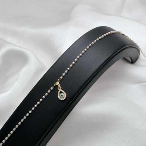 Zircon anklet