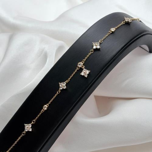 Smooth zircon bracelet