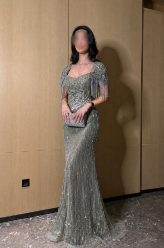Tiffany dress global embroidery