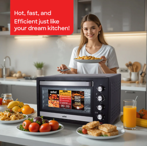 فرن كهربائي مع شواية سعة 80 لتر من سانفورد | SF360...