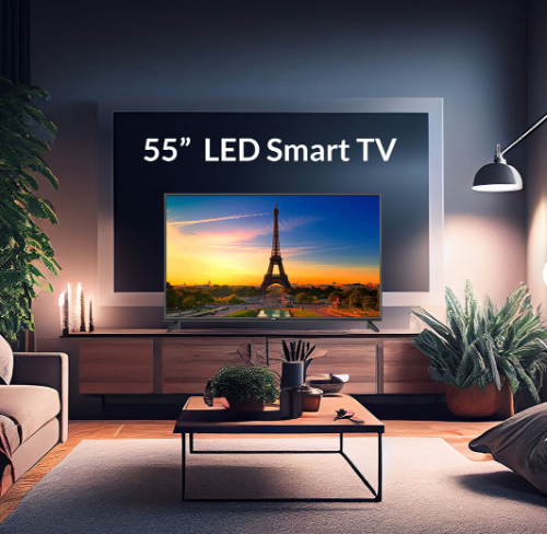 تلفزيون أورورا 55 بوصة ذكي بنظام أندرويد 14 | AR-5...