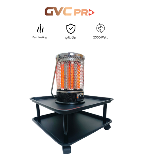 جي في سي برو دفاية كهربائية مربع، 2 مستويات للتدفئ...