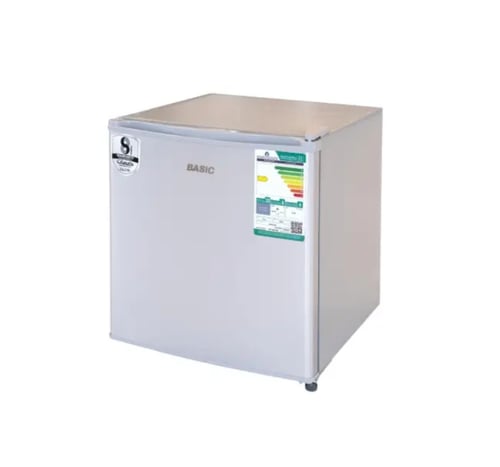 بيسك ثلاجة، 48 لتر باب واحد فضى 1.7 قدم - BRS-50LK...