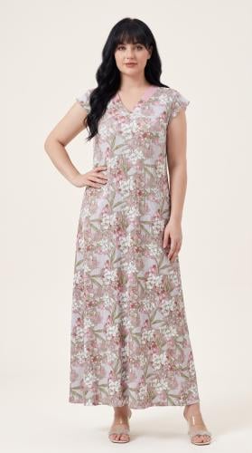 A shirt with a floral pattern and comfortable fabr...