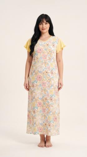 Soft shirt half sleeve, with delicate floral print...