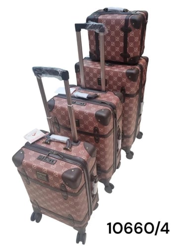 شنط جلد ٤ قطع