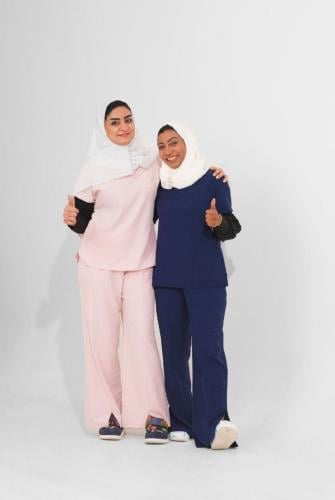 سكراب طبي نسائي TaskEZ مكون من قطعتين