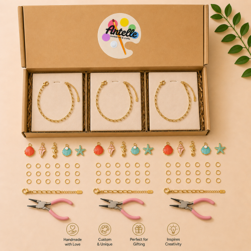 Box made bracelet for 3 people