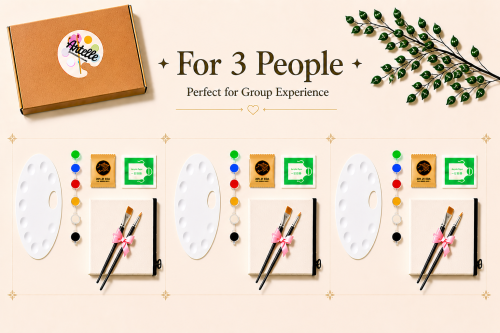 Pencil case box for 3 people