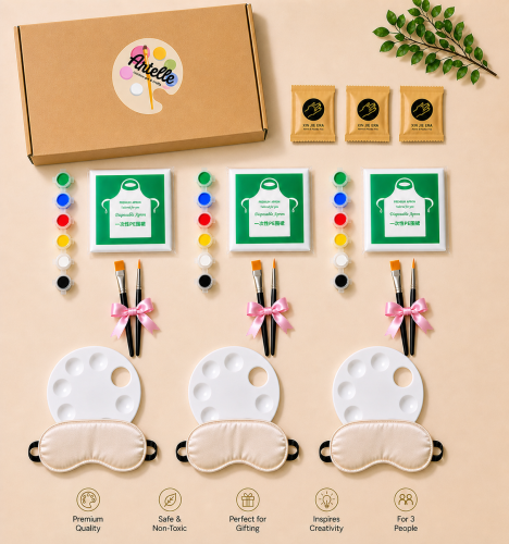 Eye-shade box for 3 people