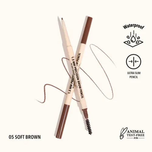 قلم الحواجب الدقيق رقم 005 SOFT BROWN