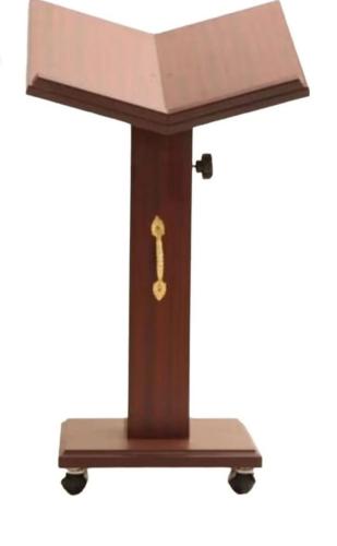 حامل مصحف خشب كبير متحرك