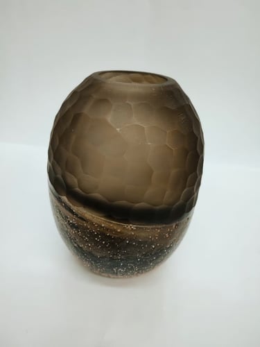 فازه مستطيله زجاج