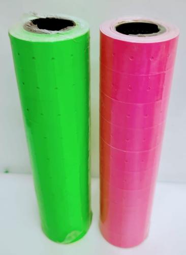 رول تسعيرة ملون