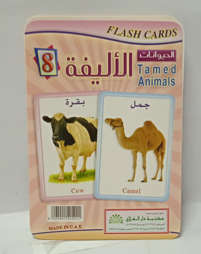 فلاش كرت - الحيوانات الاليفة 12*12