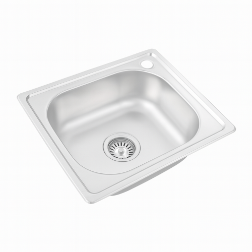 حوض مطبخ ستانلس ستيل مفرد – تصميم عملي وعصري