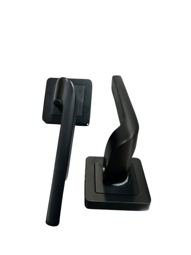 مقبض باب أسود مطفي مودرن مربع Z52-211