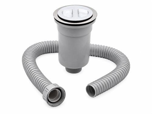 Single Sink Drain Kit – Korean Style