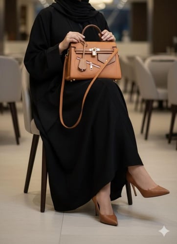 طقم كعب عالي وشنطة حجم وسط