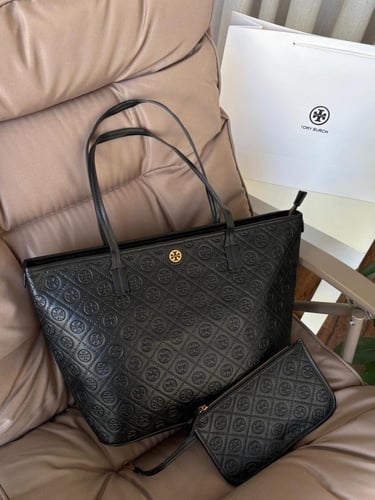 شنط توري بورش كوالتي مع محفظة درجة اولى الحجم موضح...