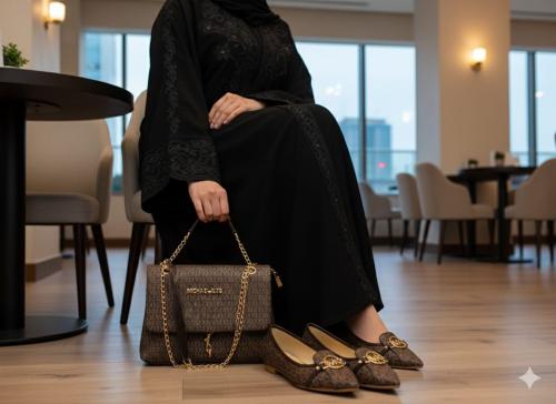 طقم شوز فلات وشنطة