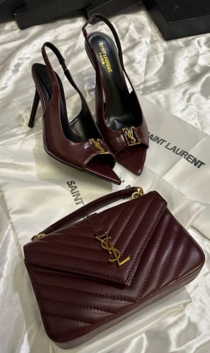 طقم شنطة وكعب سالوران سانلوران