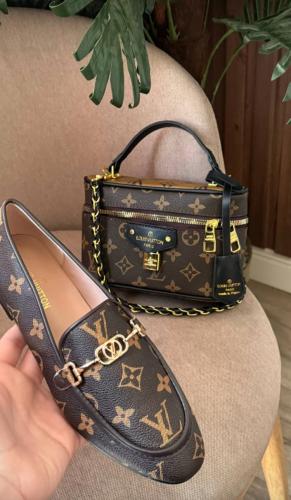 طقم لويس فيتون شنطة وشوز درجة اولى