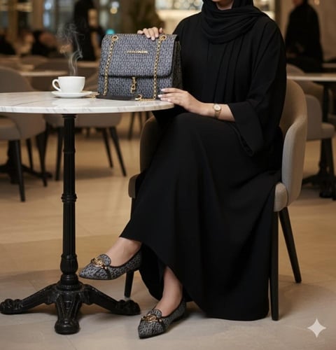 طقم شوز فلات وشنطة