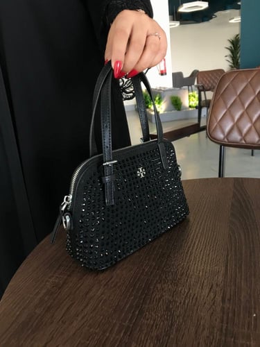 شنطة توري بورش كريستال اسود هاي كوالتي