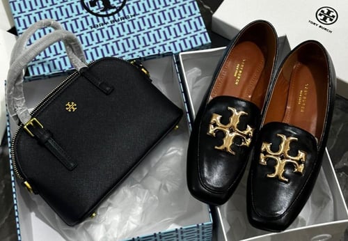 طقم شوز + شنطة توري بورش يتوفر عدة الوان