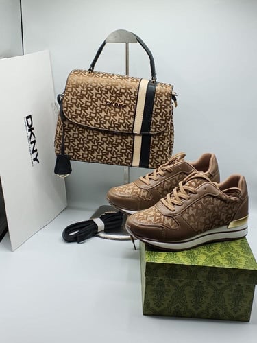 طقم شوز وشنطة دكني درجة اولى