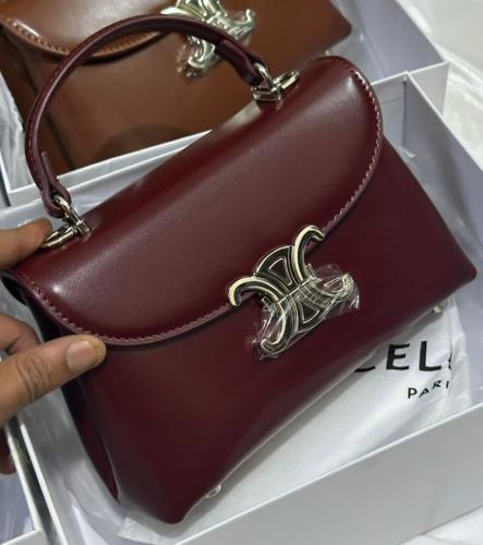 شنط سيلين حجم وسط اكسسوار فضي هاي كوالتي