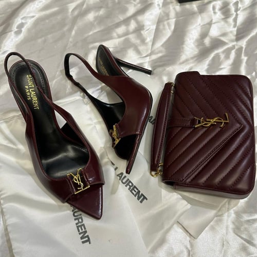 طقم شنطة وكعب سالوران سانلوران