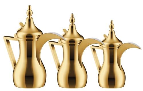 طقم دلال العلا 26,32,48 اونصه ذهبي