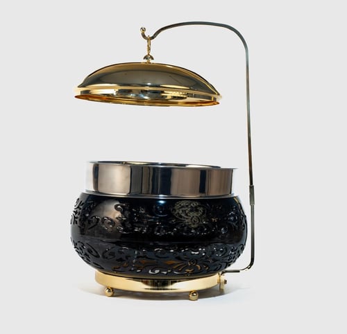 سخان بوفيه الجوهرة ذهبي رصاصي شفاف