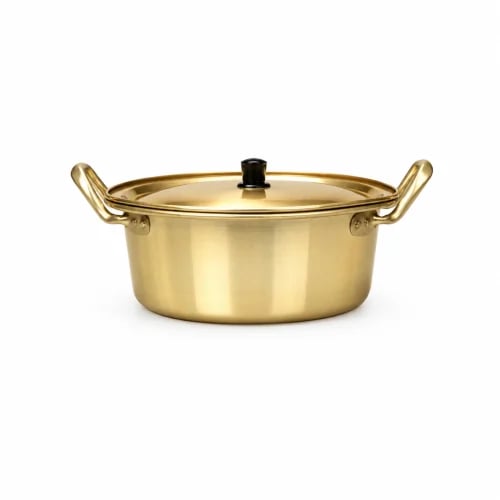 Korean medium aluminum cookware set, sizes 16, 22, 28 cm