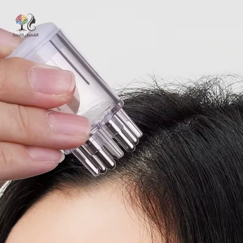 أداة توزيع الزيت والسيروم للفروه