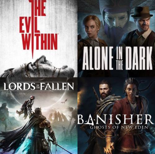 لعبة ALONE IN THE DARK & THE EVIL WITIN & LORDS OF...