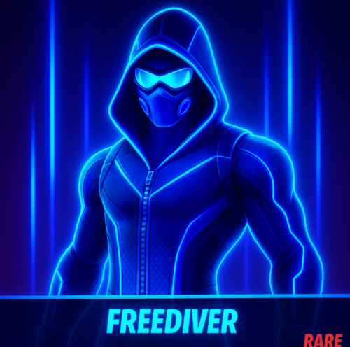 سكن Freediver الحصري البريطاني الجديد فورت نايت