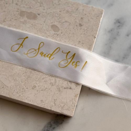 شريط أبيض | I said yes
