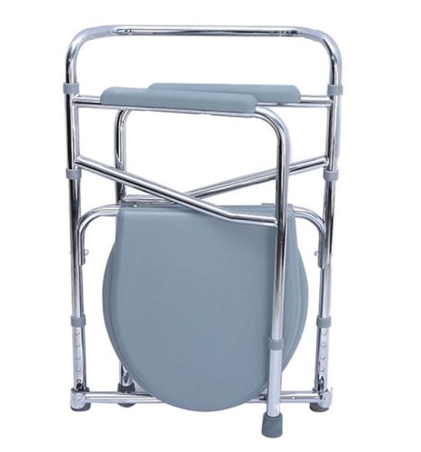 كرسى حمام ستيل بدون كفرات مع امكانيه تطبيقه