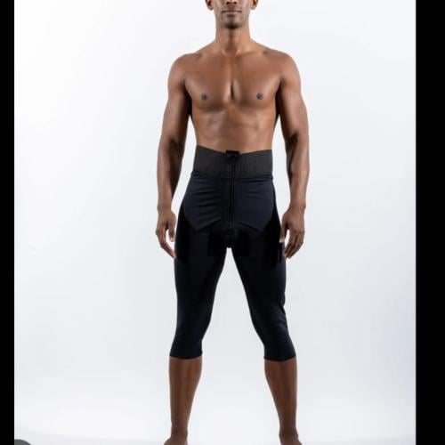 سروال ضغط متوسط ​​الساق للرجال - طراز 12MC-Male Mi...