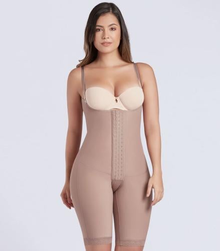 Mid-thigh shaper with suspenders STYLE 34Z