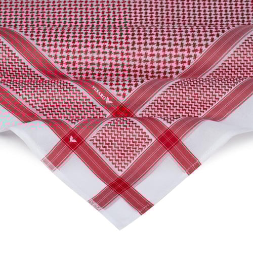 شماغ فيسارو أحمر رسمي صناعة إنجليزية اصدار 2026 Vi...