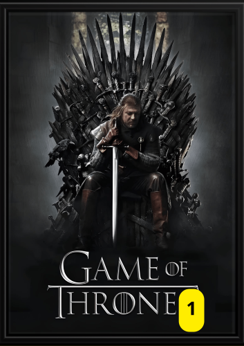 لوحة جدارية | مسلسل قيم اوف ثرونز