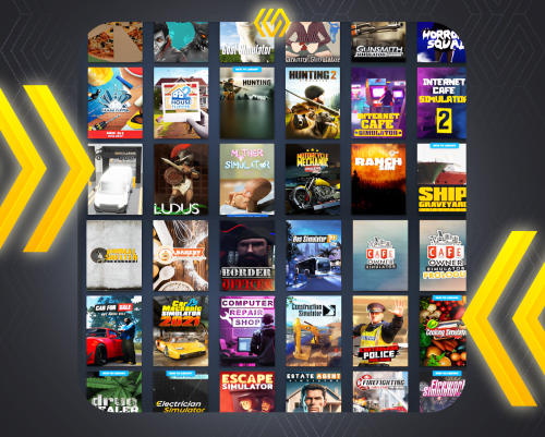 بكج المحاكيات +50 لعبة | Simulators Package